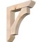 Ekena Millwork Westlake Slat Smooth Bracket w/ Offset Brace, Douglas Fir, 7 1/2"W x 34"D x 38"H BKT0806X34X38WTL06SDF - alternate 1